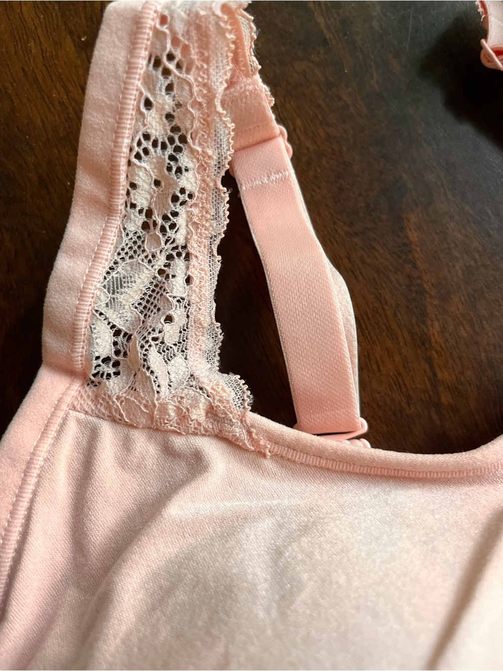 Under-outfit XL pink lace bra NWT - Picture 6 of 8